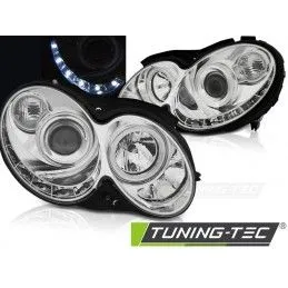 HEADLIGHTS DAYLIGHT CHROME fits MERCEDES CLK W209 03-10, Clk W209