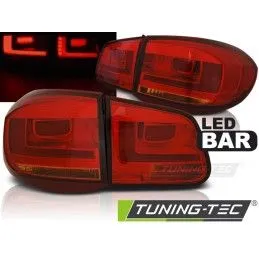 LED BAR TAIL LIGHTS RED fits VW TIGUAN 07-07.11 RED LED BAR, Tiguan