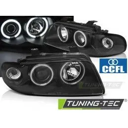 HEADLIGHTS ANGEL EYES CCFL BLACK fits AUDI A4 11.94-12.98, A4 B5 94-01