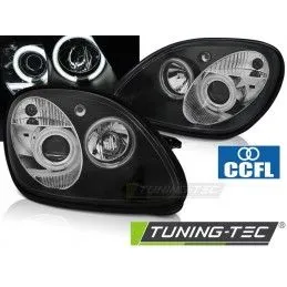 HEADLIGHTS ANGEL EYES CCFL BLACK fits MERCEDES R170 SLK 04.96-04, SLK R170