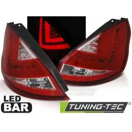 FORD FIESTA MK7 08-12 HB RED WHITE LED BAR, Fiesta