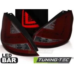 FORD FIESTA MK7 12-16 HB RED SMOKE LED BAR, Fiesta