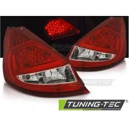 FORD FIESTA MK7 08-12 HB RED WHITE LED , Fiesta