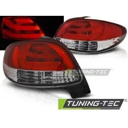 PEUGEOT 206 10.98- RED WHITE LED BAR, 206