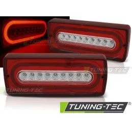 LED TAIL LIGHTS RED WHITE fits MERCEDES W463 G-KLASA 90-12, Classe G