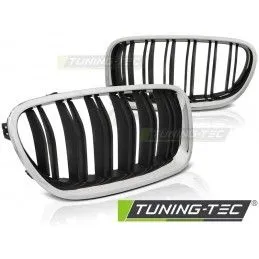 GRILLE CHROME BLACK SPORT LOOK fits BMW F10 / F11 10-16, Serie 5 F10/ F11