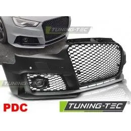 FRONT BUMPER SPORT GLOSSY BLACK PDC fits AUDI A3 12-16, A3/S3/RS3 8V