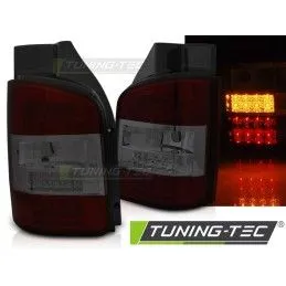 LED TAIL LIGHTS RED SMOKE fits VW T5 04.03-09 TRASNPORTER, Volkswagen