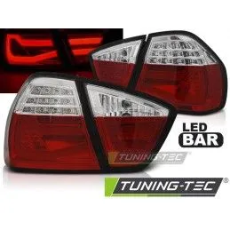 LED BAR TAIL LIGHTS RED WHIE fits BMW E90 03.05-08.08, Serie 3 E90/E91