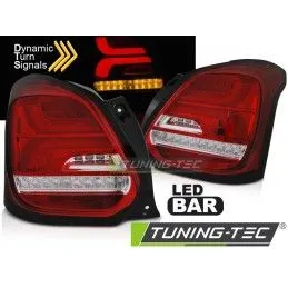 SUZUKI SWIFT VI 17- RED WHITE LED SEQ, Eclairage Suzuki