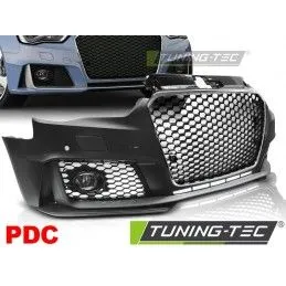 FRONT BUMPER SPORT CHROME BLACK PDC fits AUDI A3 12-16, A3/S3/RS3 8V