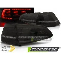 LED TAIL LIGHTS SPORT SMOKE SEQ fits VW GOLF 7 13-17, Golf 7