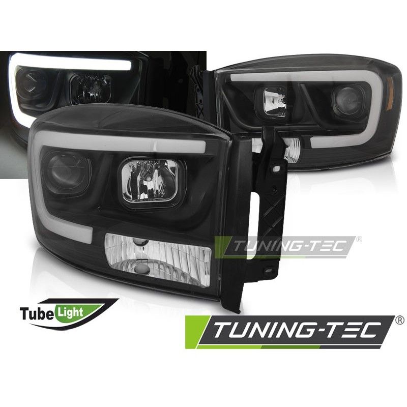 DODGE RAM 06-08 TUBE LIGHT BLACK, Eclairage Dodge