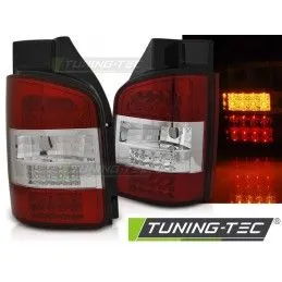 LED TAIL LIGHTS RED WHITE fits VW T5 04.03-09 TRASNPORTER, Eclairage Volkswagen