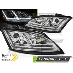 HEADLIGHTS LED CHROME SEQ fits AUDI TT 06-10 8J, Audi