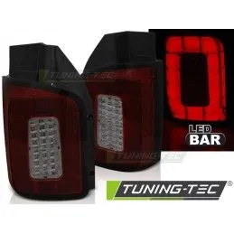 LED BAR TAIL LIGHTS RED SMOKE fits VW T6 15-19 TRANSPORTER, Volkswagen