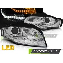 HEADLIGHTS DAYLIGHT CHROME fits AUDI A4 B7 11.04-03.08, Eclairage Audi