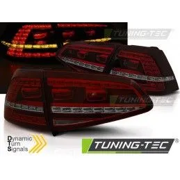 LED TAIL LIGHTS SPORT RED SMOKE SEQ fits VW GOLF 7 13-17, Volkswagen