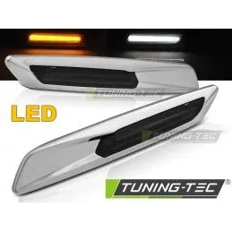 SIDE DIRECTION SMOKE SILVER LED F10 STYLE fits BMW E60/ E90/ E92/ E82, Bmw