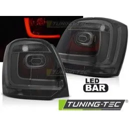 LED BAR TAIL LIGHTS SMOKE fits VW POLO 09-14, Volkswagen