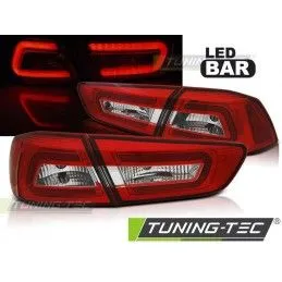 MITSUBISHI LANCER 8 SEDAN 08-11 RED WHITE LED BAR, Eclairage Mitsubishi