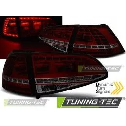 LED TAIL LIGHTS SPORT RED SMOKE SEQ fits VW GOLF 7 13-17, Volkswagen