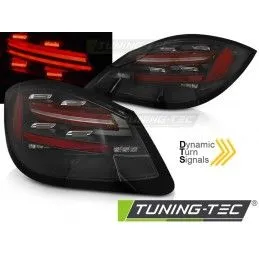 LED BAR TAIL LIGHTS BLACK SEQ fits PORSCHE BOXSTER / CAYMAN 987 09-12, Boxster / Cayman