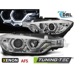 XENON HEADLIGHTS ANGEL EYES LED DRL CHROME AFS fits BMW F30/F31 10.11 - 05.15, Eclairage Bmw