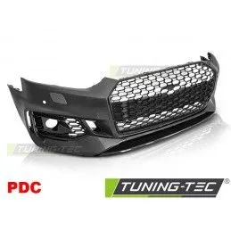 FRONT BUMPER SPORT BLACK PDC fits AUDI A5 16-19, KIT CARROSSERIE