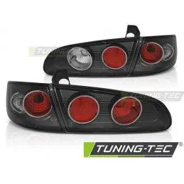 TAIL LIGHTS BLACK fits SEAT IBIZA 6L 04.02-08, Eclairage Seat