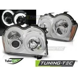 CHRYSLER JEEP GRAND CHEROKEE 05-08 CHROME TUBE LIGHT, Eclairage Jeep