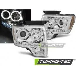 FORD F150 MK12 08-14 ANGEL EYES CHROME, Eclairage Ford