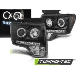 FORD F150 MK12 08-14 ANGEL EYES BLACK, Eclairage Ford