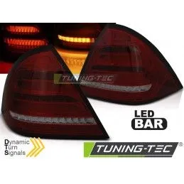 LED BAR TAIL LIGHTS RED SMOKE SEQ fits MERCEDES W203 SEDAN 00-04, Eclairage Mercedes