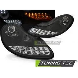 HEADLIGHTS DAYLIGHT BLACK fits PORSCHE BOXSTER 96-04 /911 996, Nouveaux produits tuning-tec