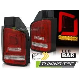 LED BAR TAIL LIGHTS RED WHITE SEQ fits VW T6 15-19 TR, Nouveaux produits tuning-tec