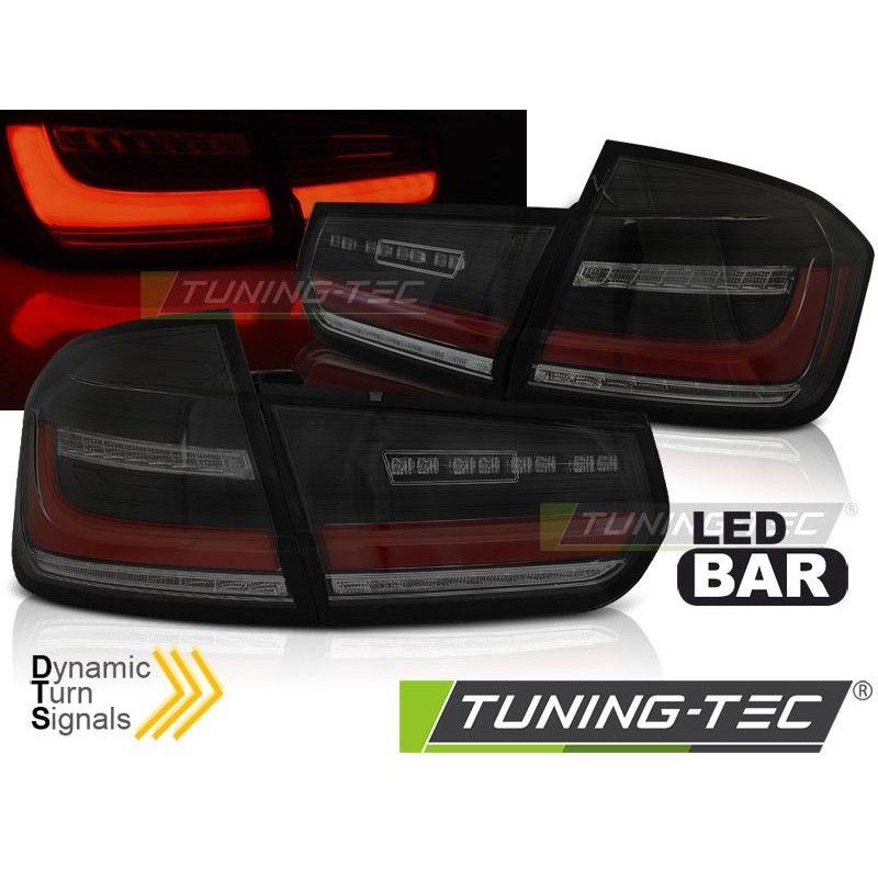 LED BAR SEQ TAIL LIGHTS BLACK SMOKE fits BMW F30 11-18, Nouveaux produits tuning-tec