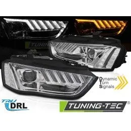 XENON HEADLIGHTS LED CHROME SEQ fits AUDI A4 B8 12-15, Nouveaux produits tuning-tec