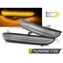 SIDE DIRECTION IN THE MIRROR WHITE LED SEQ fits PEUGEOT 208 / 2008 / CITROEN C3, Nouveaux produits tuning-tec