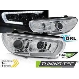 HEADLIGHTS TUBE SEQ LED CHROME fits VW SCIROCCO 08-04.14, Nouveaux produits tuning-tec