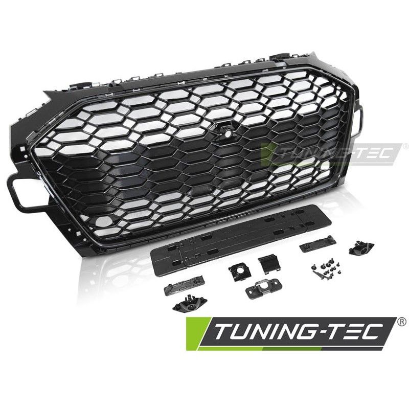 GRILLE SPORT GLOSSY BLACK PDC fit AUDI A4 B9 20-, Nouveaux produits tuning-tec