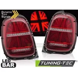 LED TAIL LIGHTS RED WHITE SEQ fits MINI COOPER F55 F56 F57 14-17 6-PIN, Nouveaux produits tuning-tec