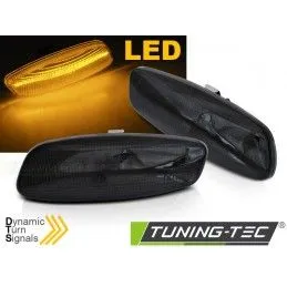 SIDE DIRECTION IN THE MIRROR SMOKE LED SEQ fits PEUGEOT 207 308 3008 5008 CITROEN C3 C4 C5, Nouveaux produits tuning-tec