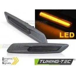 SIDE DIRECTION CARBON SMOKE SEQ LED fits BMW F10/F11 10-13, Nouveaux produits tuning-tec