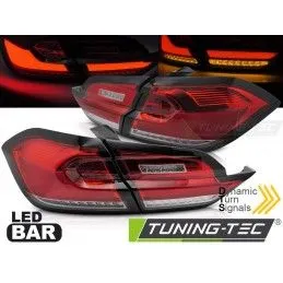 LED TAIL LIGHTS RED WHITE fits FORD FIESTA MK8 17-21 HATCHBACK , Nouveaux produits tuning-tec