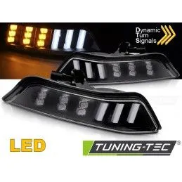 FRONT DIRECTION BLACK LED SEQ fits FORD MUSTANG 15-17, Nouveaux produits tuning-tec