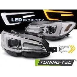 LED HEADLIGHTS DRL CHROME fits SUBARU WRX 14-22, Nouveaux produits tuning-tec