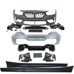 Kit De Carrosserie BMW F20 LCI Look M2C 2 Sortie double Noir brillant, Nouveaux produits eurolineas