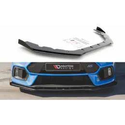 Maxton Racing Durability Front Splitter + Flaps Ford Focus RS Mk3 Black + Gloss Flaps , MAXTON DESIGN