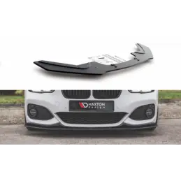 Maxton Racing Durability Front Splitter V.3 for BMW 1 F20 M-Pack Facelift / M140i Black, MAXTON DESIGN